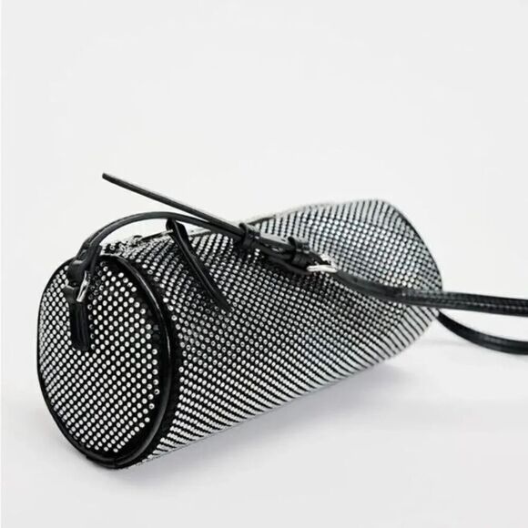 ZARA‎ SHIMMERY DUFFEL BAG - Picture 7 of 10